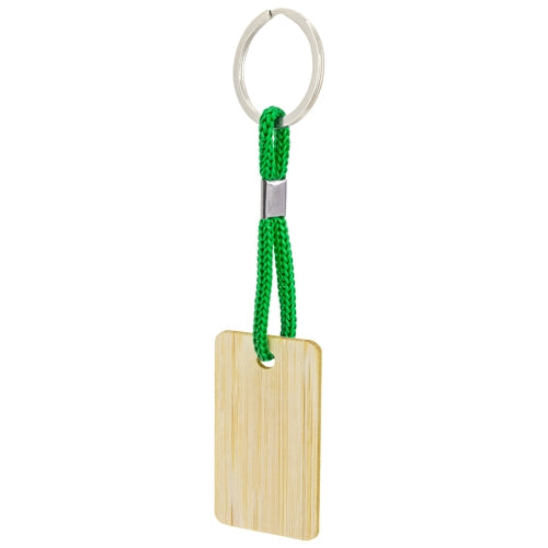 LLAVERO DE BAMBÚ RECTANGULAR "YIBIN"
