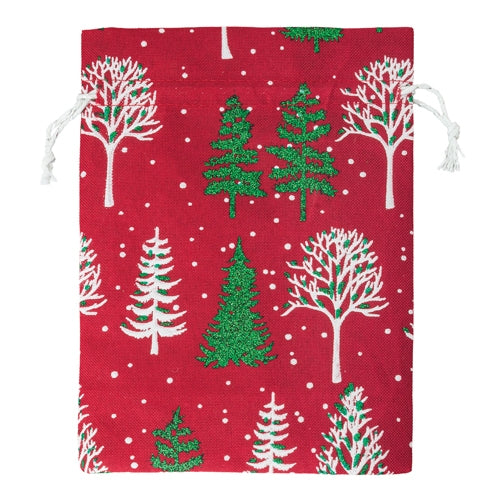 BOLSA REGALO NAVIDEÑA 13*18 CM "SNOWY"