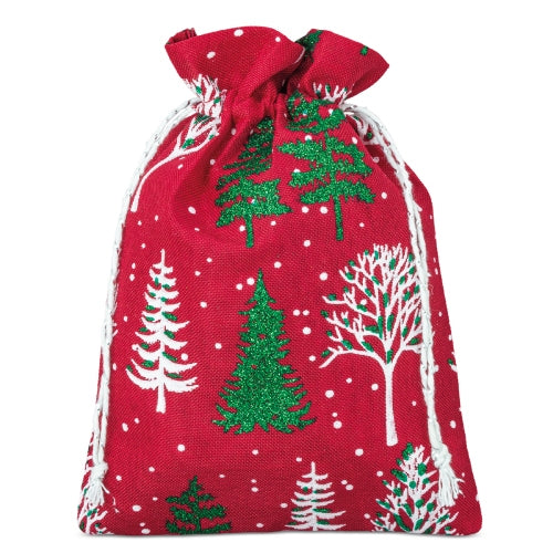 BOLSA REGALO NAVIDEÑA 13*18 CM "SNOWY"