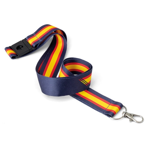 LANYARD BANDERA ANCHA "POLICIA"