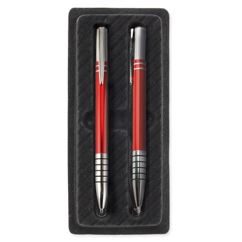 ESTUCHE FLOCADO 2 BOLIGRAFOS
