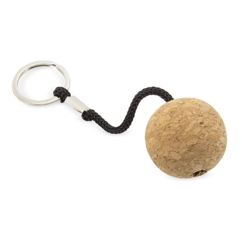 LLAVERO CORCHO CON BOLA TRIDIMENSIONAL "LAUPIN"