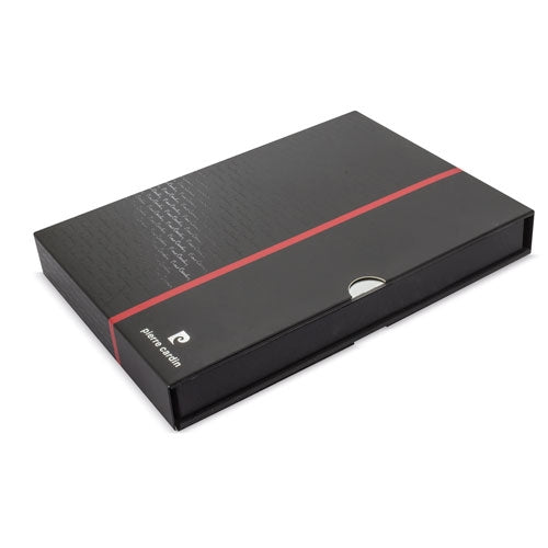 ESTUCHE BOLIGRAFO+ROLLER DOBLE RECAMBIO GENOVA PIERRE CARDIN
