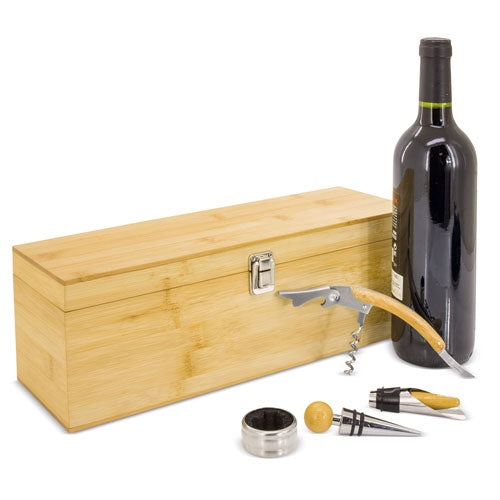 SET DE VINO BAMBÚ "PROVENZA"