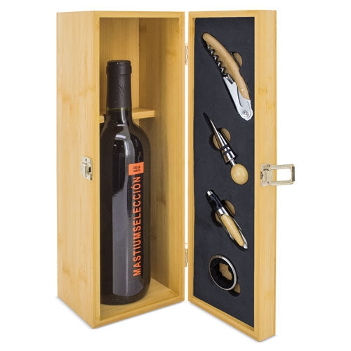 SET DE VINO BAMBÚ "PROVENZA"
