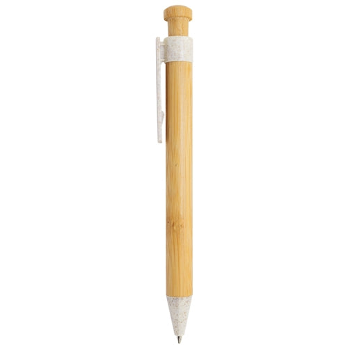 BOLIGRAFO DE BAMBÚ Y FIBRA DE TRIGO "KOBAX"