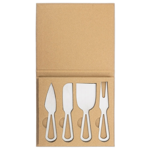 SET 4 CUCHILLOS PARA QUESO "GOURMET"