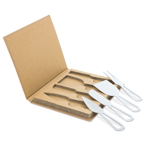 SET 4 CUCHILLOS PARA QUESO "GOURMET"