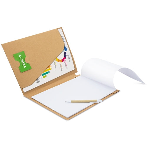 CARPETA CON BLOC Y BOLIGRAFO ECO "SEMINAR"