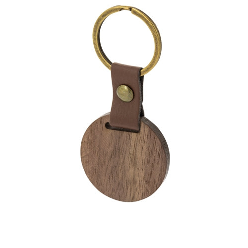 LLAVERO DE MADERA REDONDO"SAMOA"