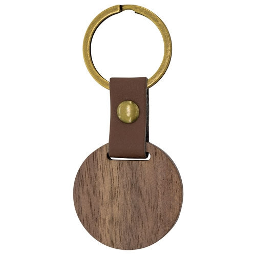 LLAVERO DE MADERA REDONDO"SAMOA"