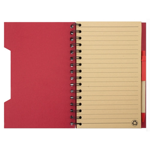CUADERNO A5 CON BOLIGRAFO ECO "GREEN LIFE"