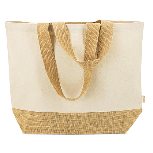 BOLSA DE ALGODÓN Y YUTE "MISHA"