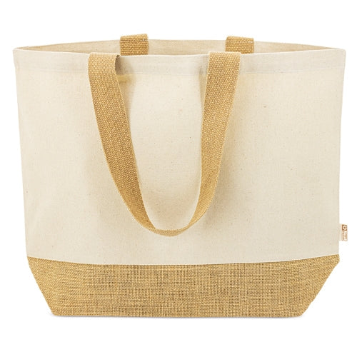 BOLSA DE ALGODÓN Y YUTE "MISHA"
