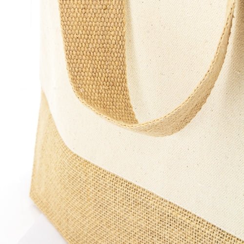 BOLSA DE ALGODÓN Y YUTE "MISHA"