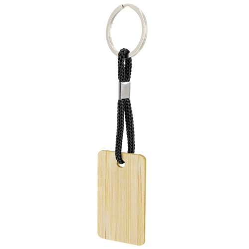 LLAVERO DE BAMBÚ RECTANGULAR "YIBIN"
