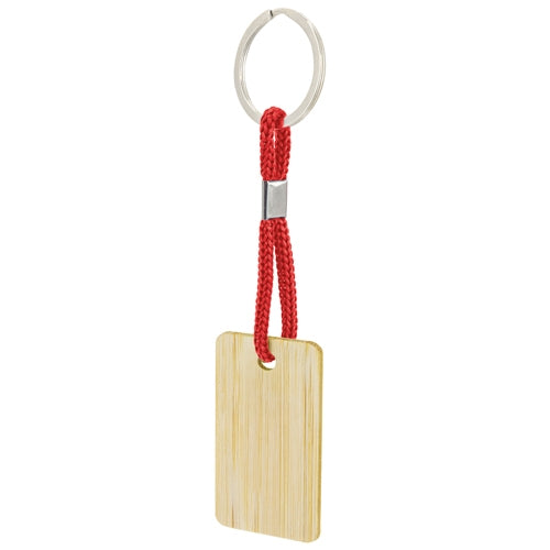 LLAVERO DE BAMBÚ RECTANGULAR "YIBIN"