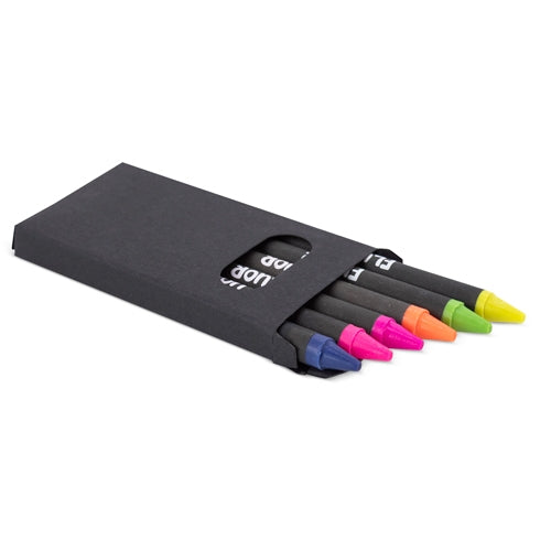 CAJITA DE 6 CERAS FLUOR "LUMYNI"