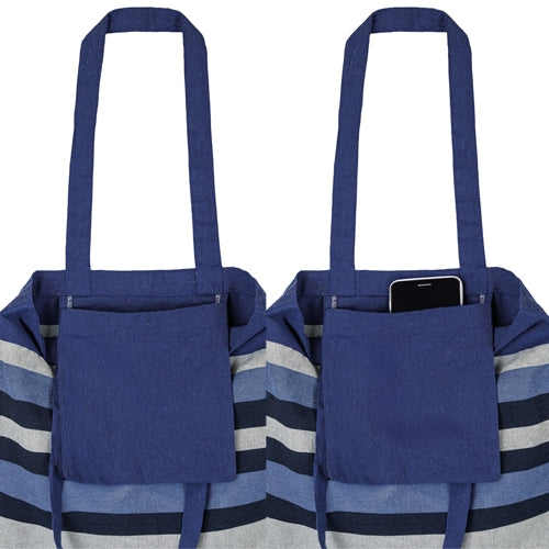 BOLSA RAYAS DE ALGODÓN RECICLADO "TRINITY"
