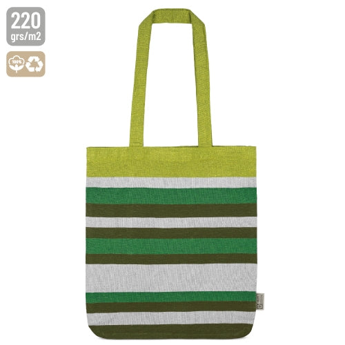 BOLSA RAYAS DE ALGODÓN RECICLADO "TRINITY"