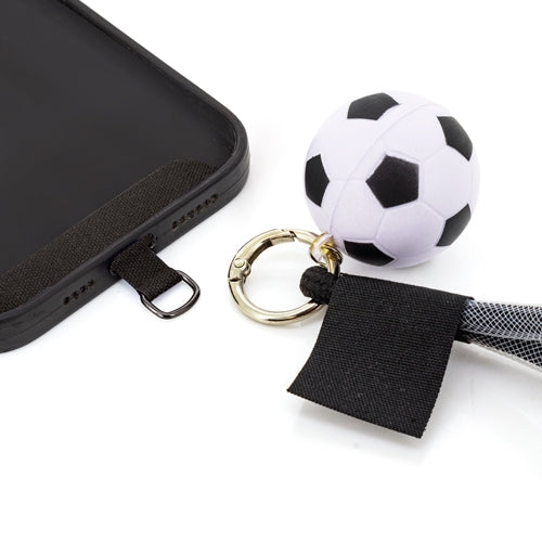 SUJETA MÓVIL FÚTBOL CON LANYARD "BLASIS"