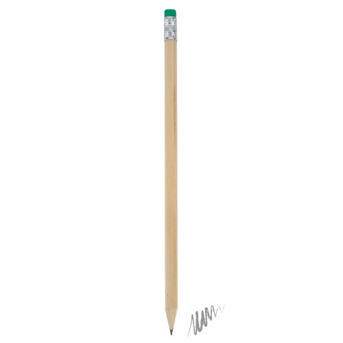LÁPIZ MADERA CON GOMA COLOR AZUL