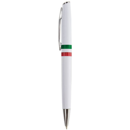 BOLIGRAFO METAL/PLASTICO BANDERA ITALIA "AYSEN"