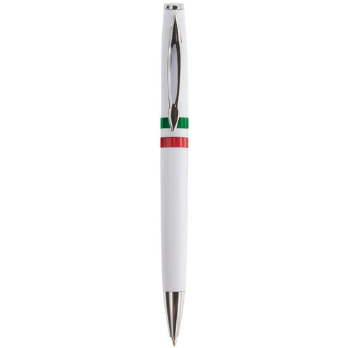 BOLIGRAFO METAL/PLASTICO BANDERA ITALIA "AYSEN"
