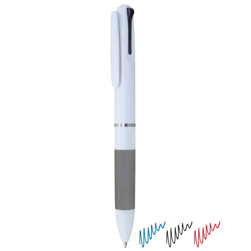 BOLIGRAFO 3 COLORES ARO METAL "FARVES"