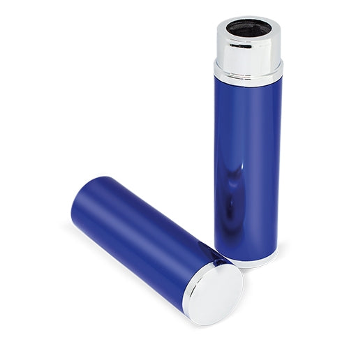 ESTUCHE BOLIGRAFO AZUL/PLATA