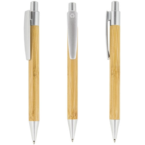 BLOC BAMBU CON BOLIGRAFO NATURE