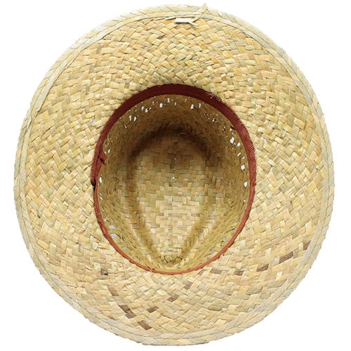 SOMBRERO PAJA VERDE CINTA INTERIOR "PAULO"
