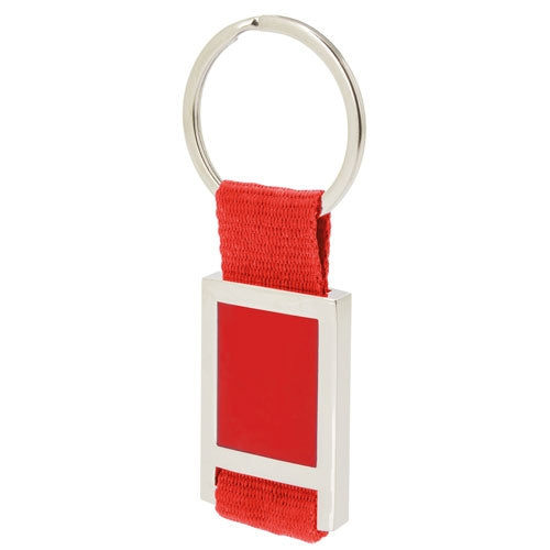 LLAVERO METALICO NYLON BL