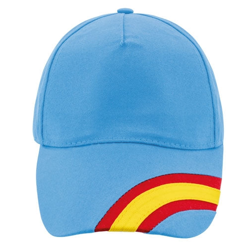 GORRA NACIONAL 5 PANELES ALGODN PEINADO "DEVA"