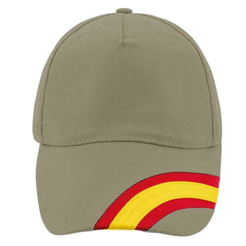 GORRA NACIONAL 5 PANELES ALGODN PEINADO "DEVA"