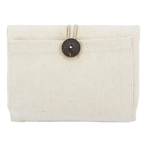 BOLSA DE ALGODON PLEGABLE CON BOLSILLO "NADIA"