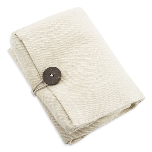 BOLSA DE ALGODON PLEGABLE CON BOLSILLO "NADIA"