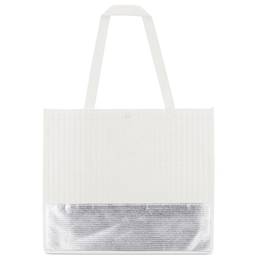 BOLSA "LAFAYETTE" BLANCO-PLATA
