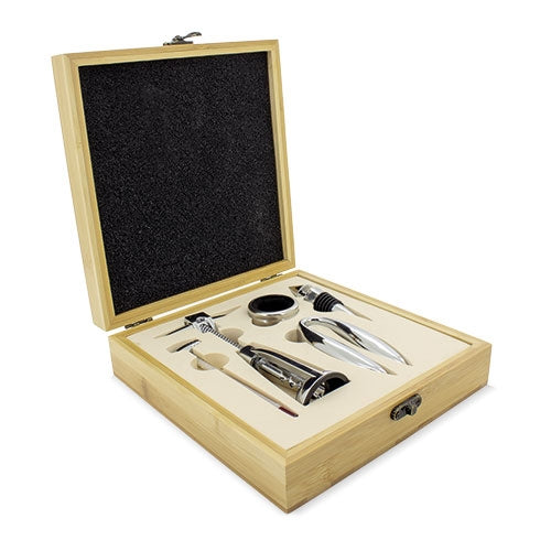 SET VINO BAMBU 5 PCS LIVORNO