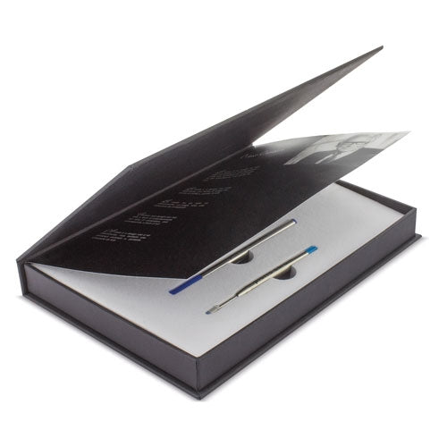 ESTUCHE BOLIGRAFO+ROLLER DOBLE RECAMBIO GENOVA PIERRE CARDIN